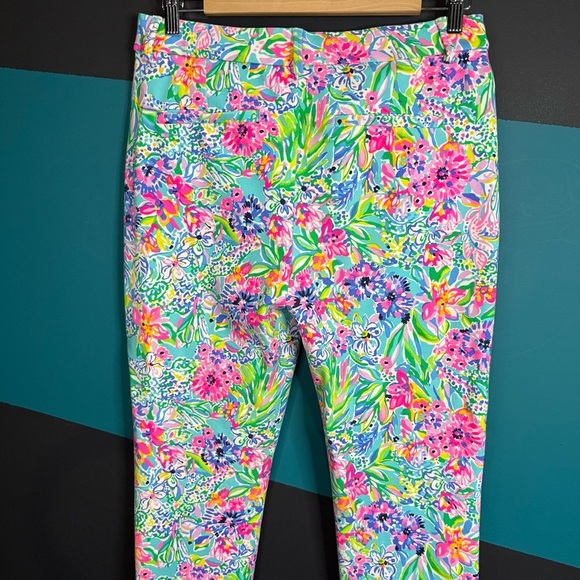 Lilly Pulitzer Vibrant Floral Straight Leg Pants size 8 - Picture 5 of 16